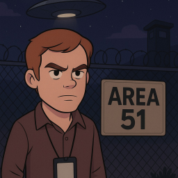 Survive Dexter In Area 51! (FREE GUN)