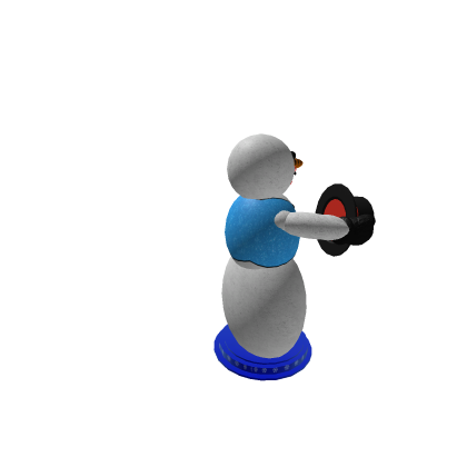Snowflake Spinning Snowman