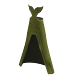 Modern green leaf gala garden dress