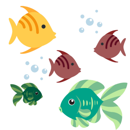 School of fishes png Roblox decal