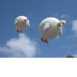 The flying chickens