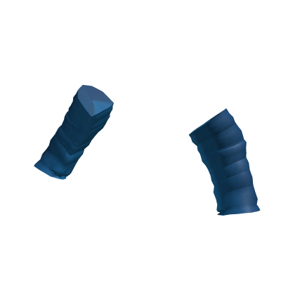 Blue arm warmers