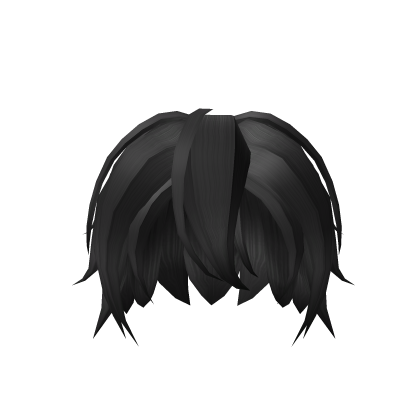 Black Anime Hair Roblox item