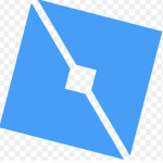 The blue roblox logo