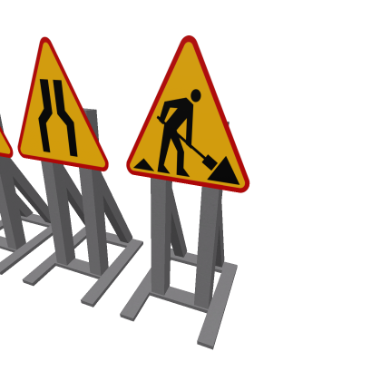 Road works kit for Polska