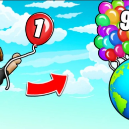 + 1 balloon a second