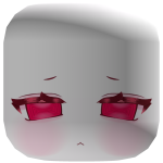 ꒰୨୧꒱Cute swirl face Red