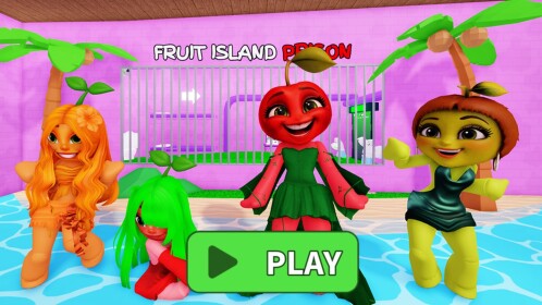 🍓FRUIT LOVE ISLAND PRISON RUN (OBBY!)