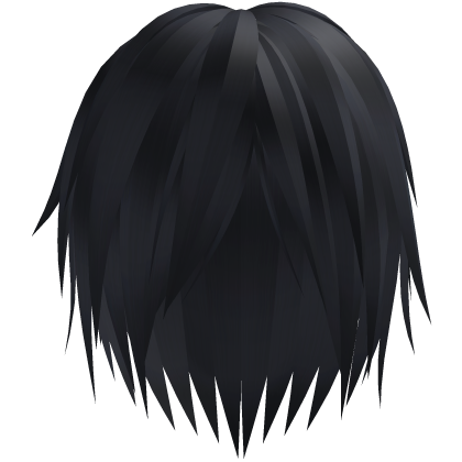 blue unkept emo vkei rockstar hair Roblox item