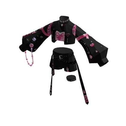 Black Pink Dress