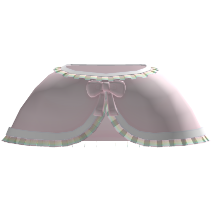 cute adorable pink rainbow cape Roblox item