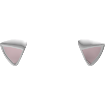 ♡ ꒰ cute kawaii white droopy cat ears Roblox item