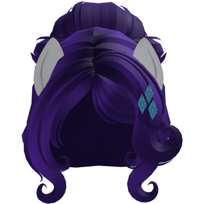Rarity Hair Bun MLP Roblox item