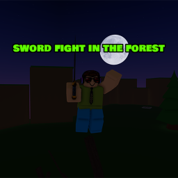 sword fight in the forest