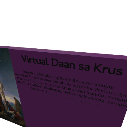 Schedule Virtual Way of the Cross