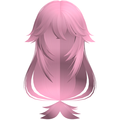 yae miko fluffy fox girl hair hot pink Roblox item