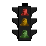 Traffic Light Chopped Chin