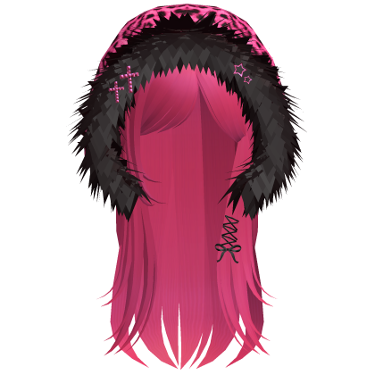 Hot Pink Leopard Hood Girl 