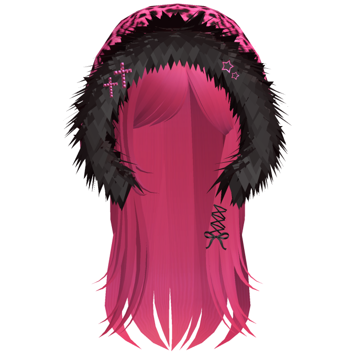Hot Pink Leopard Hood Girl 