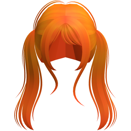 Long Cutecore Dolly Pigtails (Orange)
