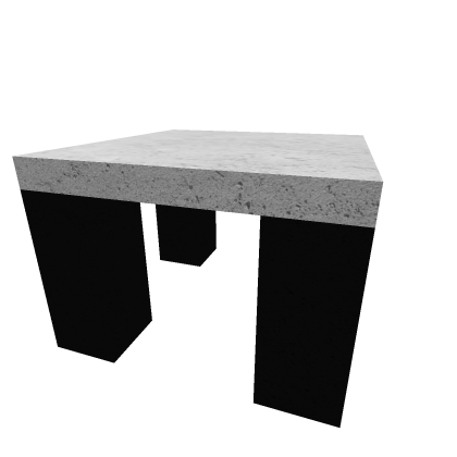 Black and white table