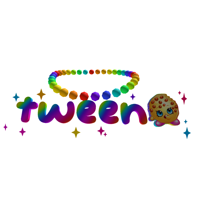 tweencore cute shopkin cookie rainbow necklace 3.0