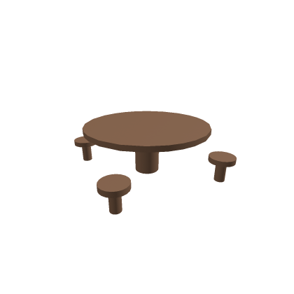 Wooden Table And Seats
