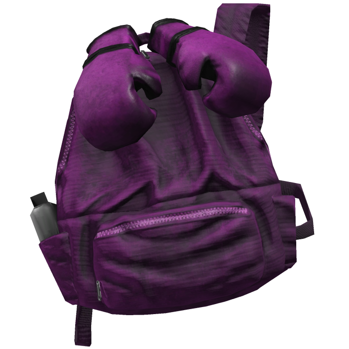 Pink Boxing Glove Grunge Backpack 1.0