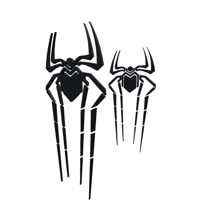 Spider-Mans Logo | Front and Back Emblem