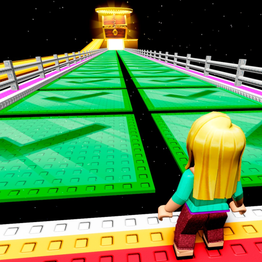 IQ 0 Glass Bridge 🧠 official Roblox game thumbnail
