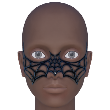 Halloween Spiderweb Nose and Cheeks 3D Effect