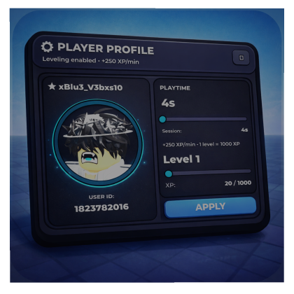 Player Profile Card UI 