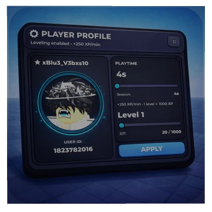 Player Profile Card UI