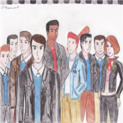 Greasers Bully S.E. Cartoon Roblox decal