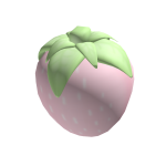 strawberry kawaii plushie holdable ( pastel pink )