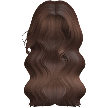Windy Curly Waves Hair In Brown Roblox item