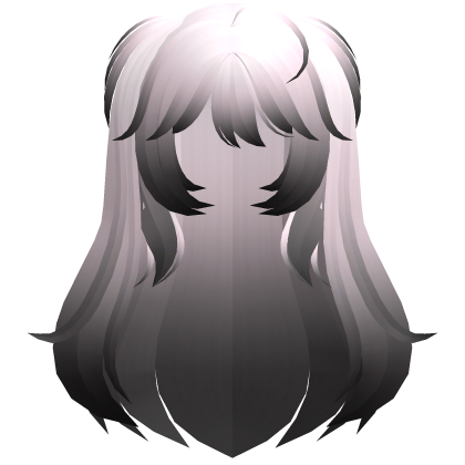 pink ombre cute fluffy anime protagonist hair Roblox item