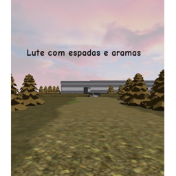 lute com espadas e armas