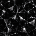 [Limited] Black Diamond Goth Emo Shiny Background