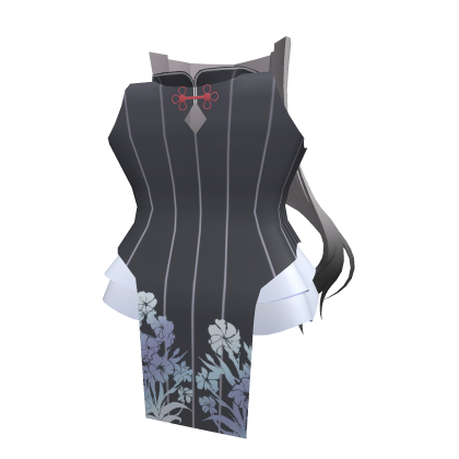 Kokona Qipao Dress w/ Cape