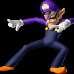 purple guy with purple hat game