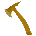 The Golden Cheesy Tomahawk Axe