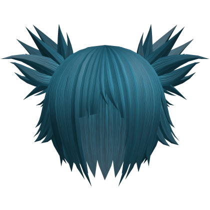 Pucca Pigtail Blue Hair