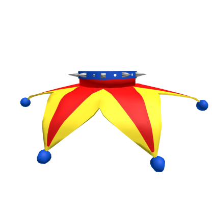 red and yellow clown jester neck collar 3.0