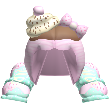 pink yummy dessert sweet icecream hair Roblox item