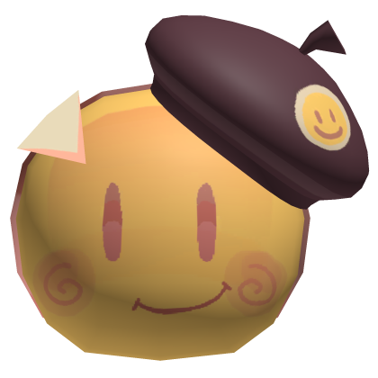 Stylized Cute Smiley Head with Beret ( Verity )
