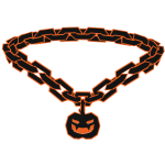 Orange and Black Pumpkin Halloween Chain