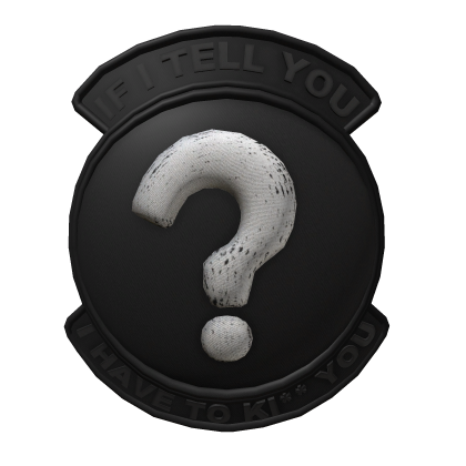 UwU Confidential Emblem Back Patch thumbnail