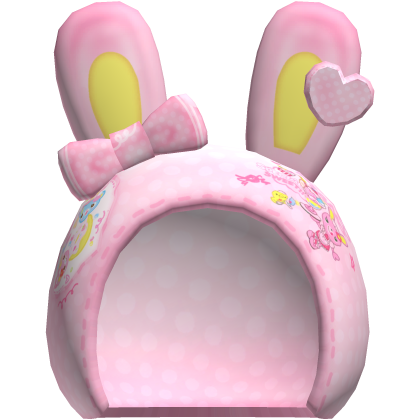 Adorable Kawaii Pink Mezzo Piano Mimi Bunny Hood Roblox item