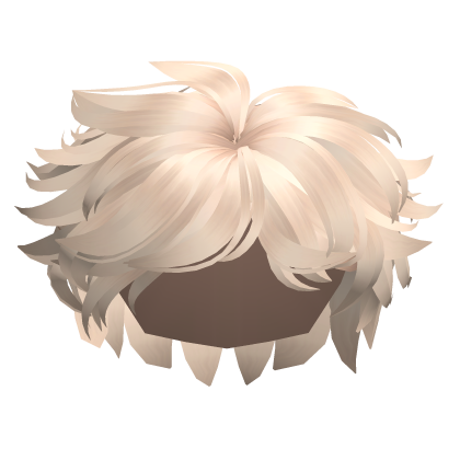 Blonde Messy Anime Boy Hair Roblox item